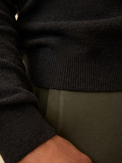 Jackson Crew Sweater - Wolf Black Heather