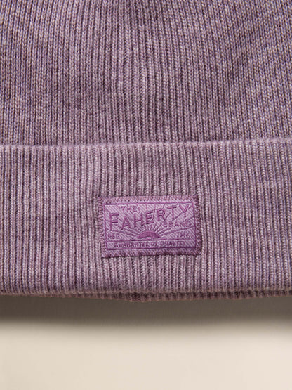 Faherty Essential Beanie - Vintage Violet