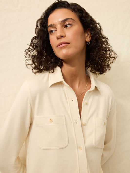 Legend™ Sweater Shirt - Light Oatmeal Twill