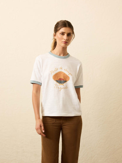 Sunwashed Slub Camp Tee - Nazare