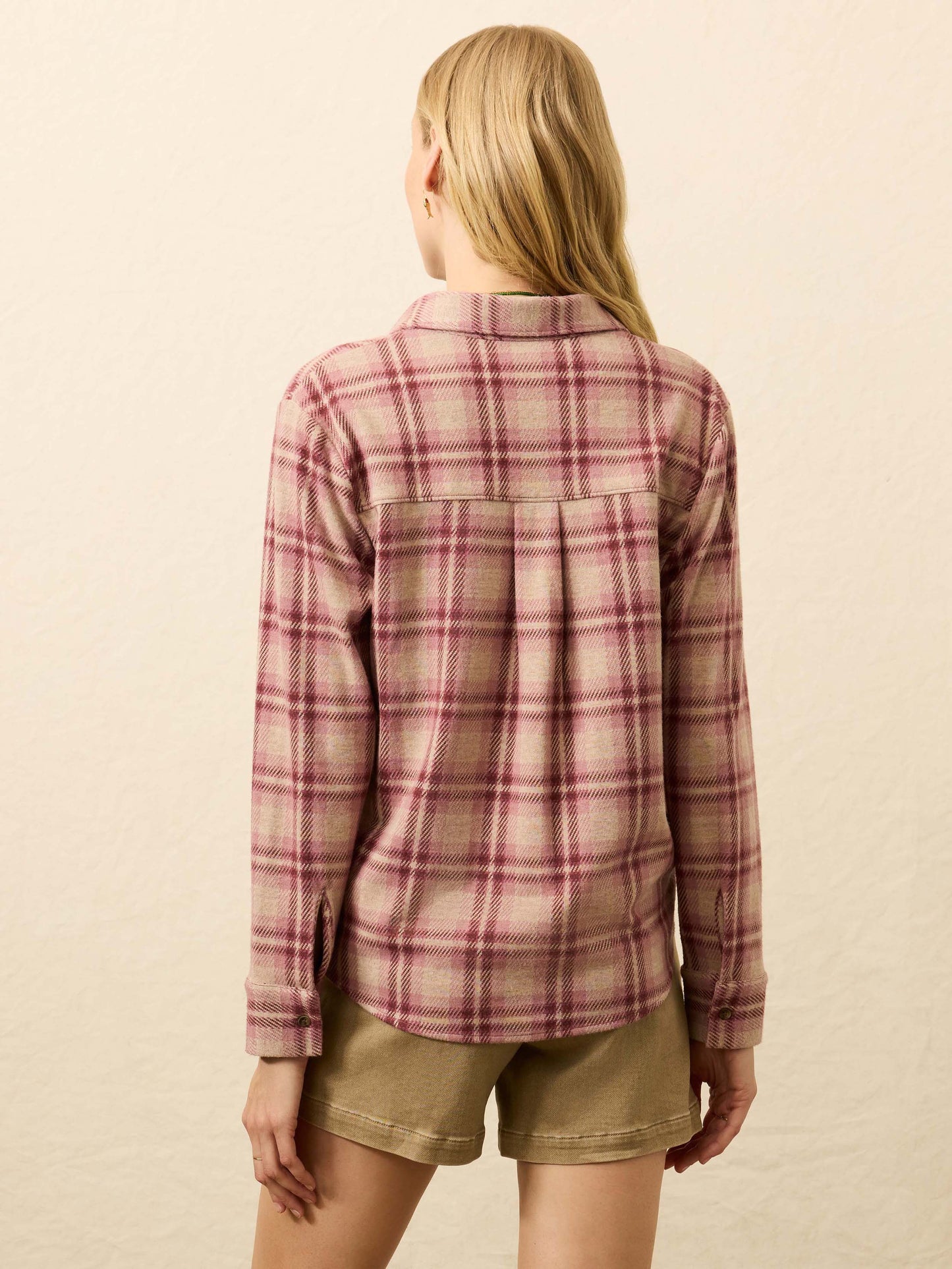 Legend™ Classic Sweater Shirt  - Berry Coast Plaid