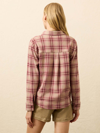 Legend™ Classic Sweater Shirt  - Berry Coast Plaid