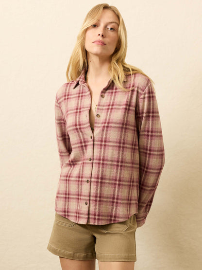 Legend™ Classic Sweater Shirt  - Berry Coast Plaid