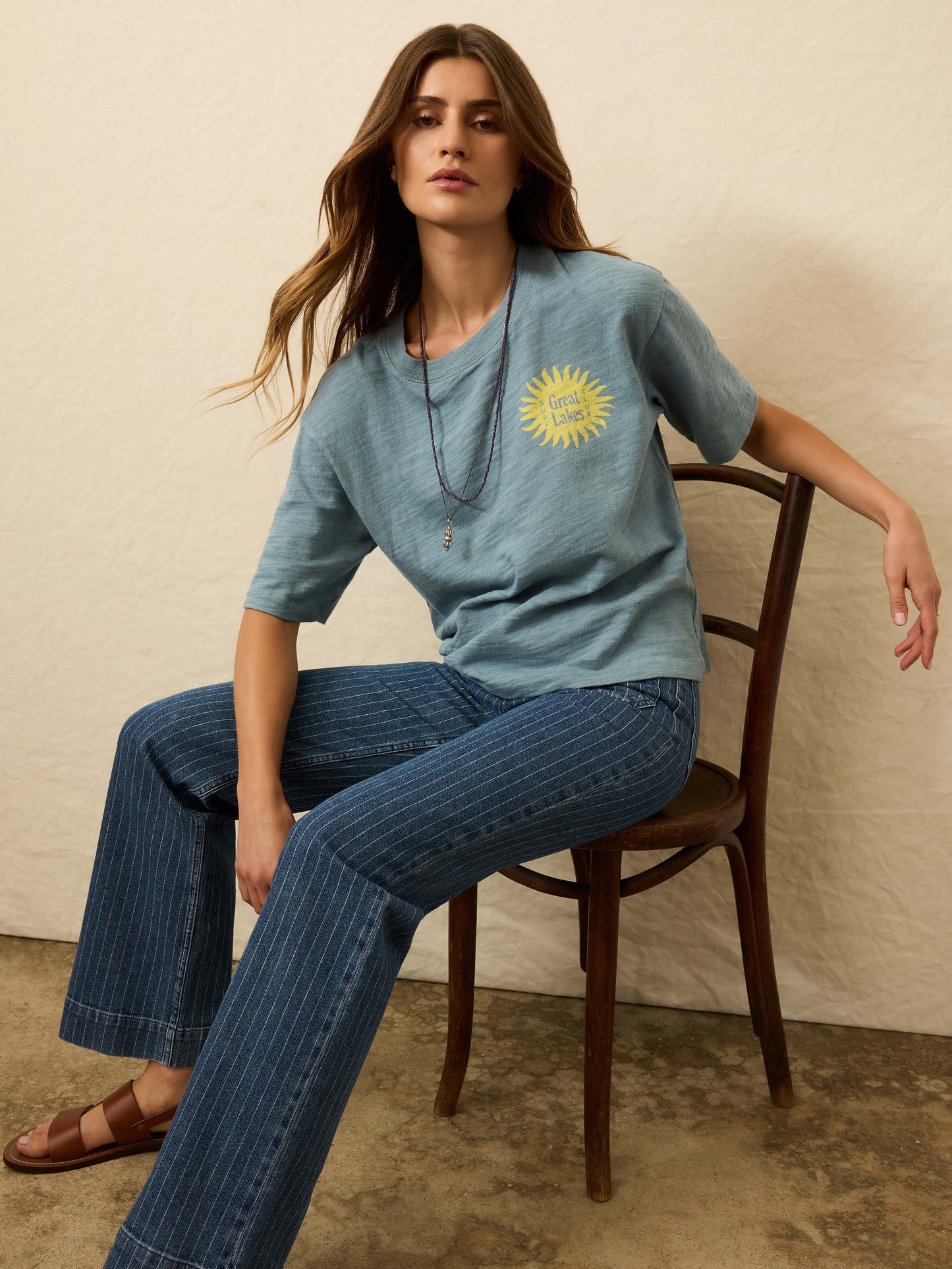 Sunwashed Slub Vintage Tee - Citadel