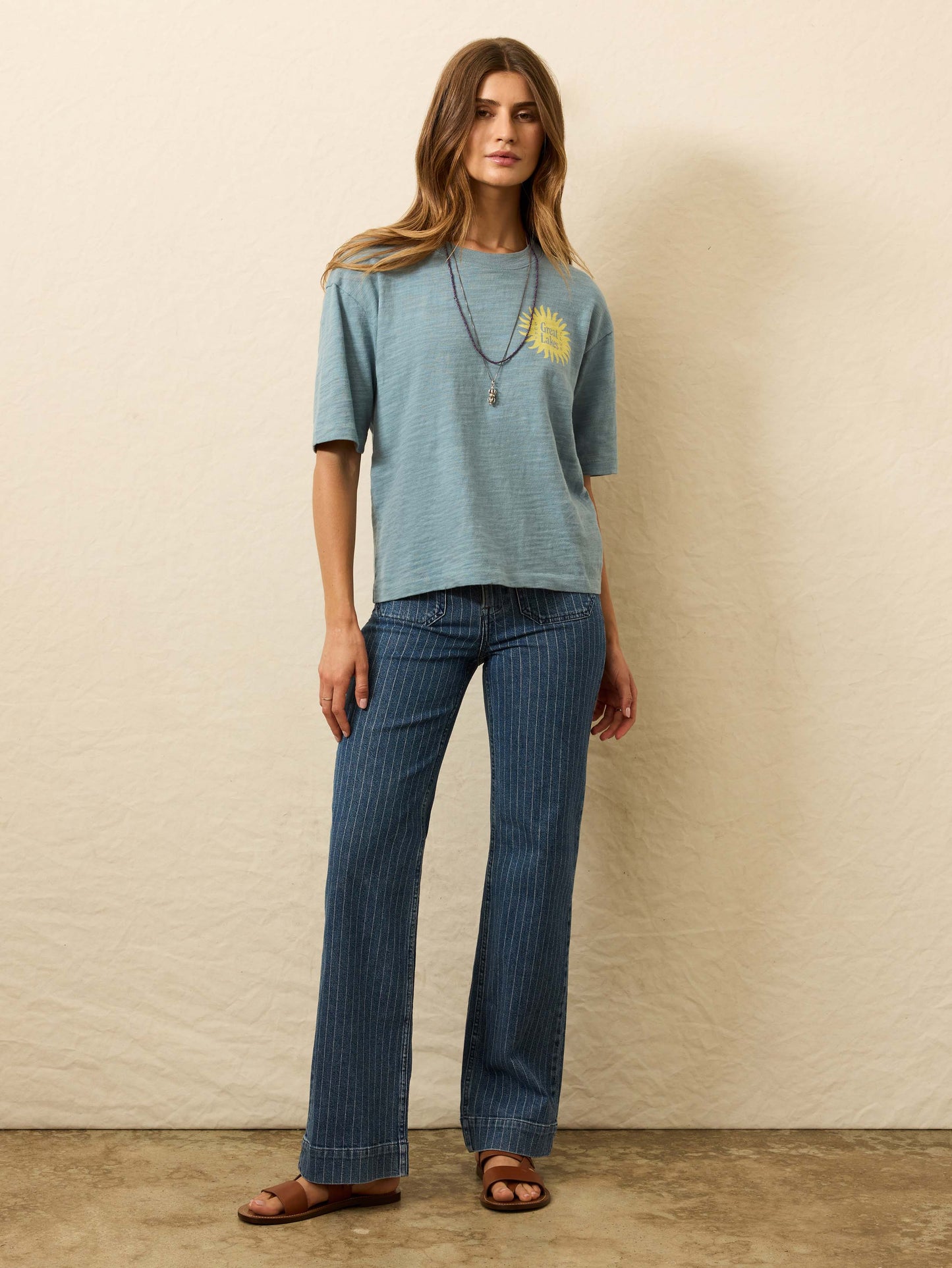 Sunwashed Slub Vintage Tee - Citadel