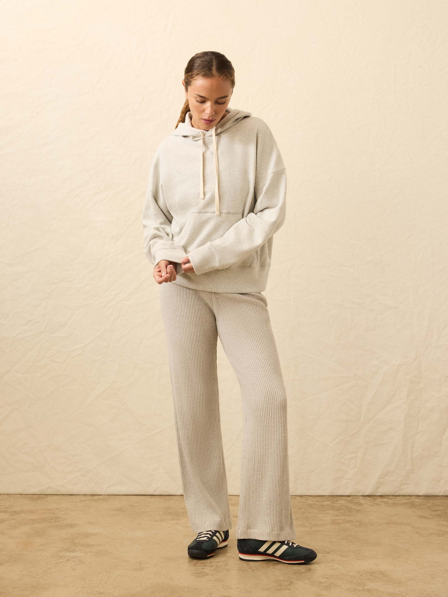 High Standard Fleece Hoodie - Light Grey Heather