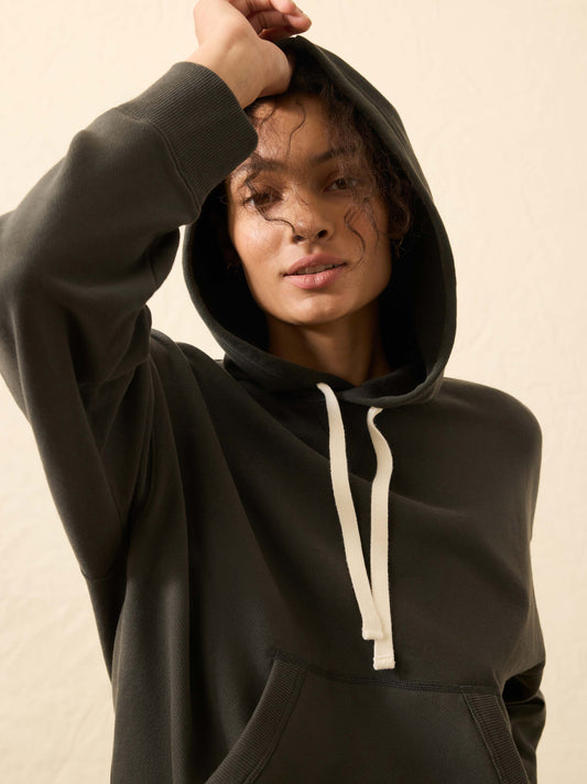 High Standard Fleece Hoodie - Mountain Black