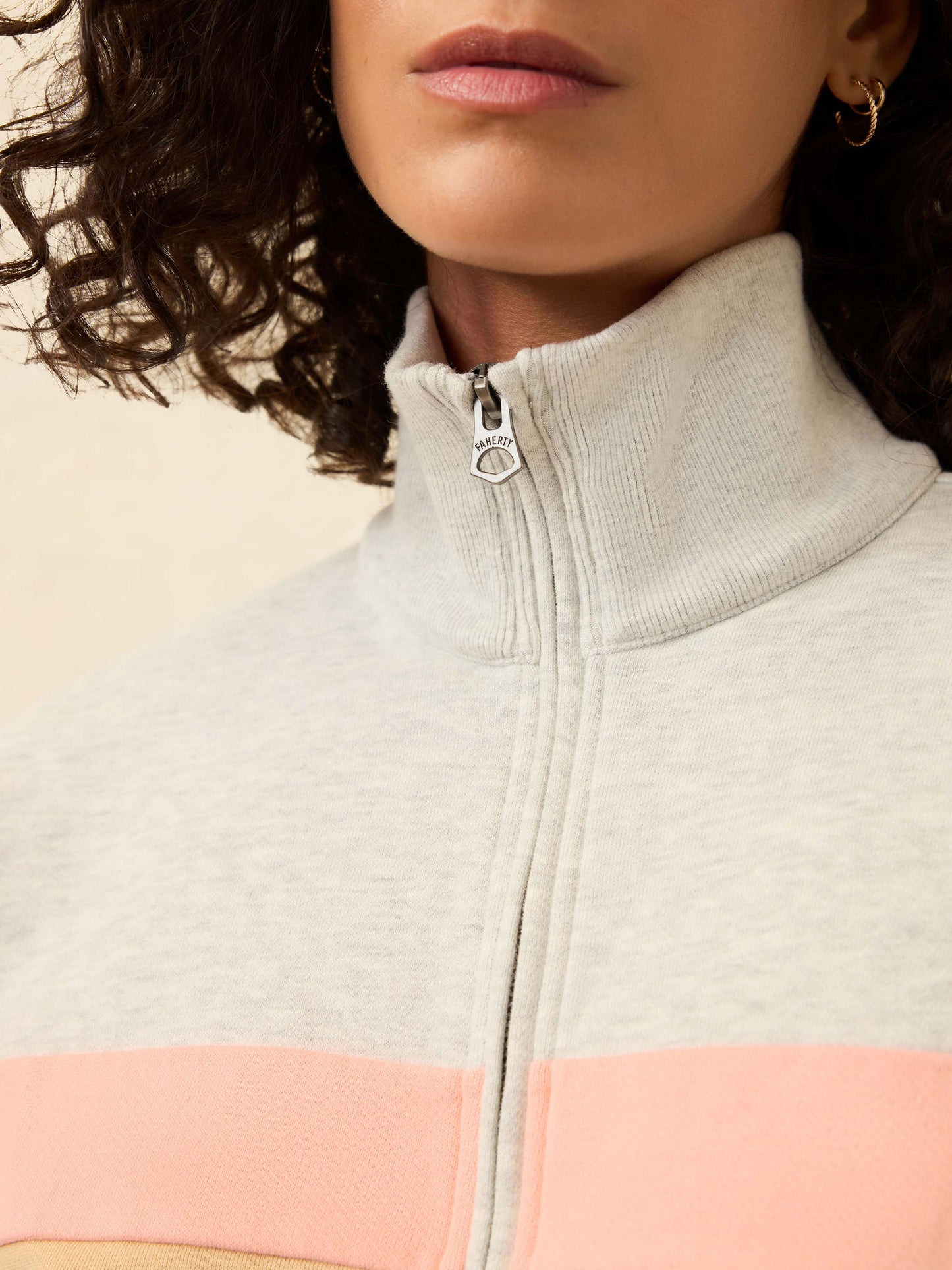 High Standard Fleece Quarter Zip - Golden Horizon