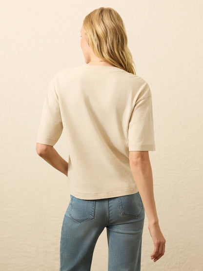 Hemp Blend Vintage Tee - Natural