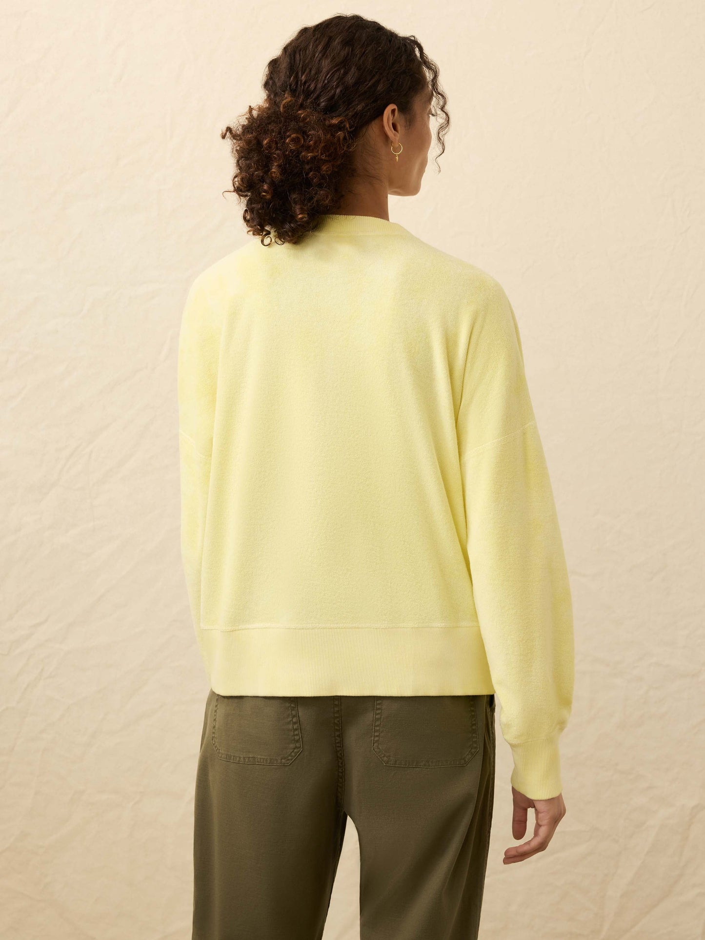 High Tide Terry Crew - Limelight Tie Dye