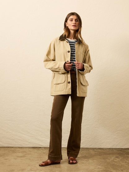 Sunwashed Canvas Barn Jacket - Sandy Khaki
