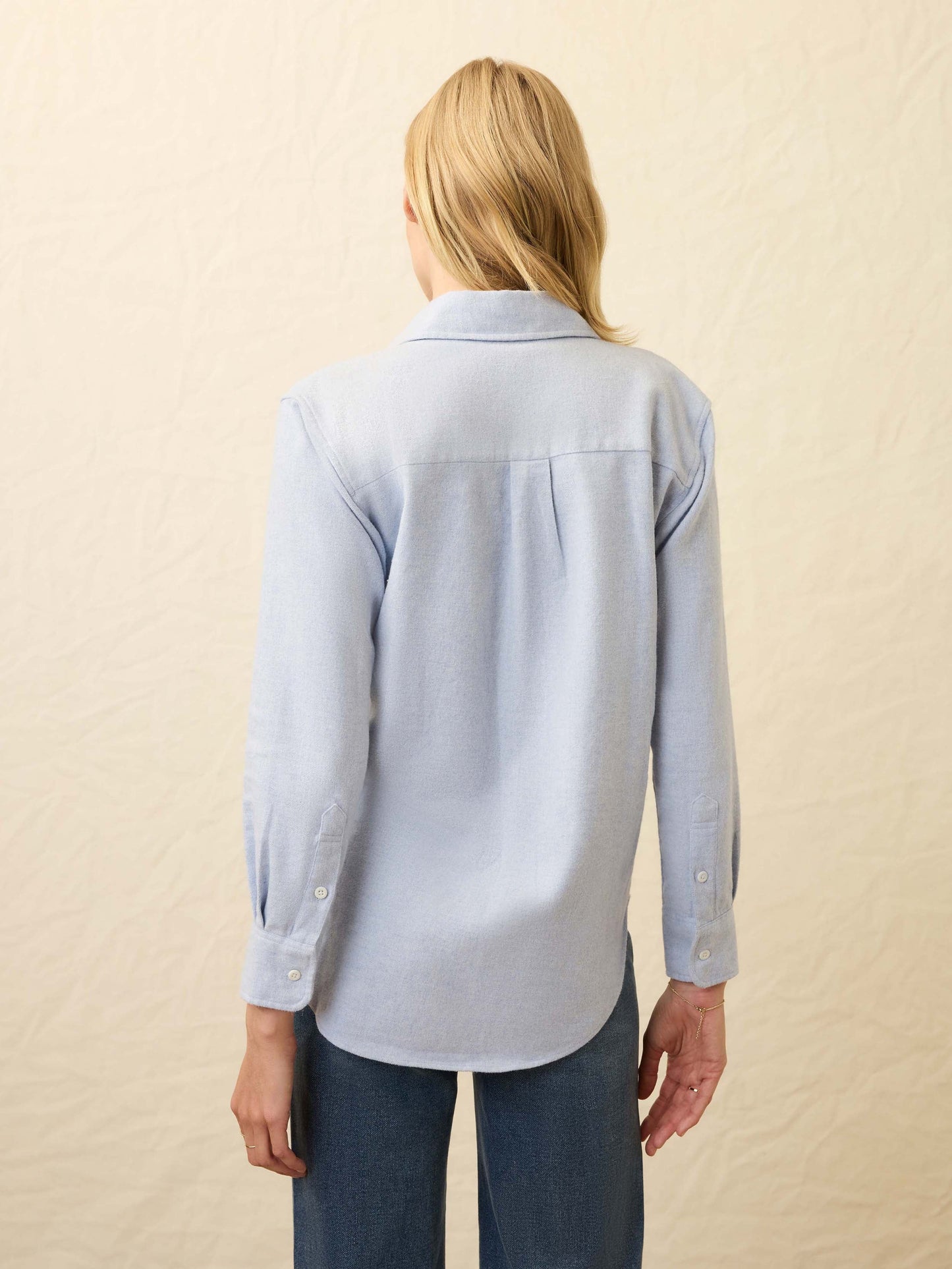 Heirloom Portuguese Flannel Relaxed Shirt - Amorosa Blue