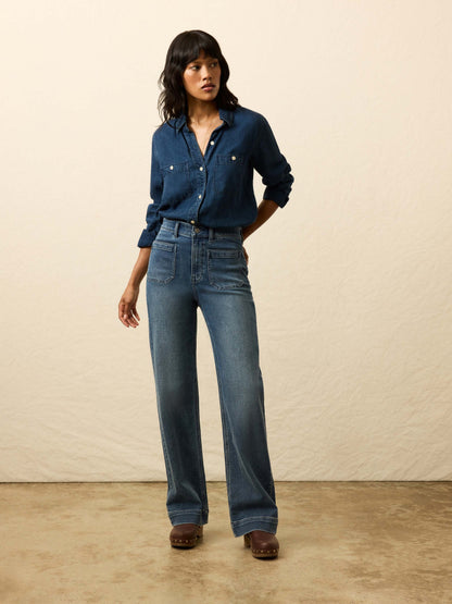 Tried & True Chambray Shirt - Night Lagoon Wash