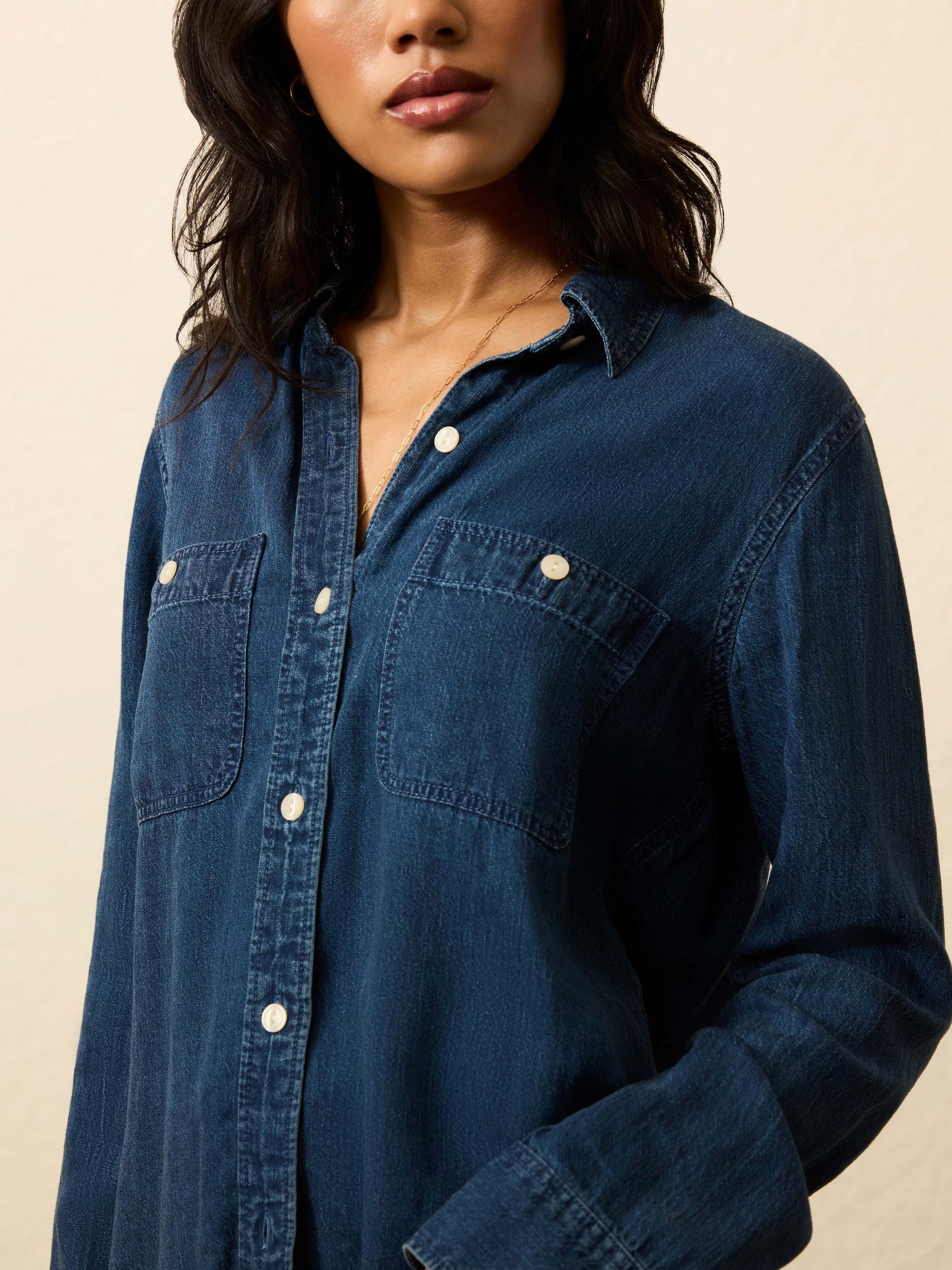 Tried & True Chambray Shirt - Night Lagoon Wash