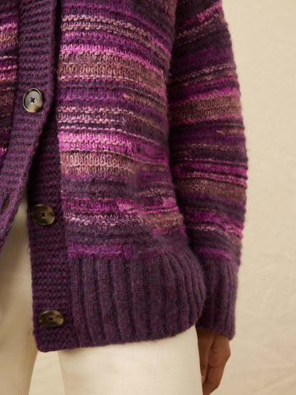 Cliffwalk Cardigan - Rose Dye Vines