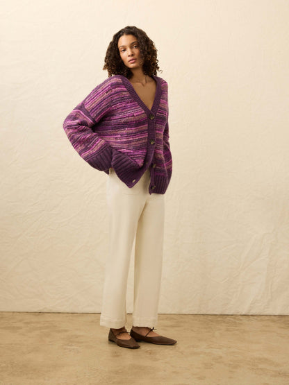 Cliffwalk Cardigan - Rose Dye Vines