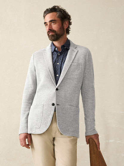 Inlet Knit Blazer (Tall) - Heather Grey