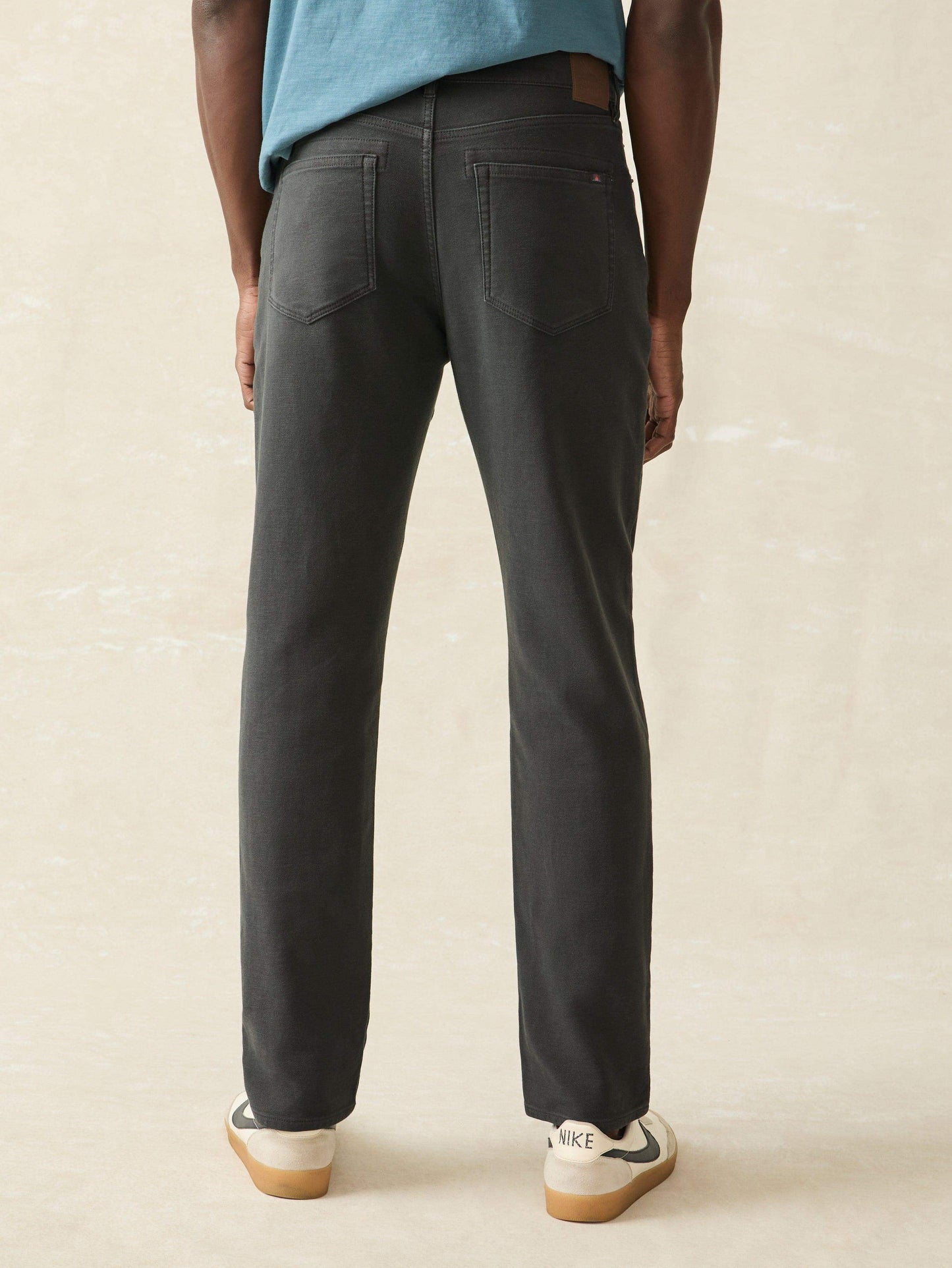 Stretch Terry 5-Pocket Athletic Fit - Onyx Black