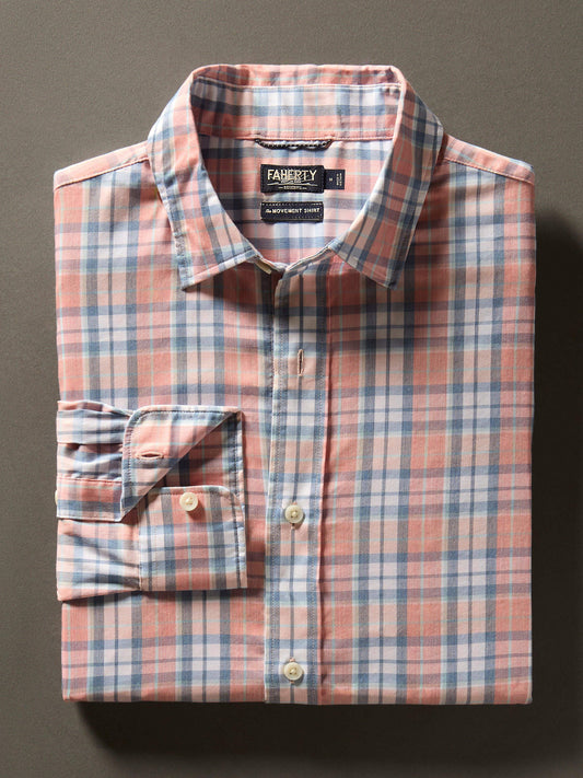 Movement™ Shirt - Ocean Coral Plaid