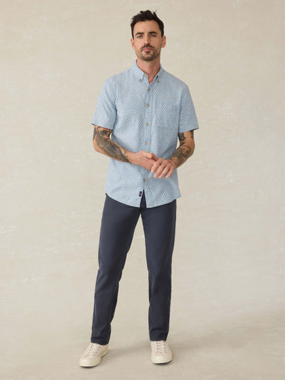 Short-Sleeve Breeze Shirt - Fish Scale Redux