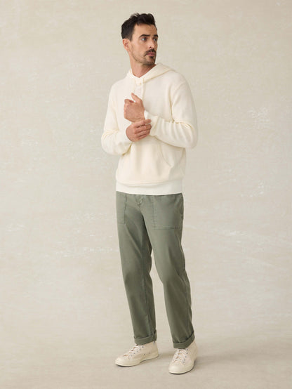 Sunwashed Sweater Hoodie - White Shell