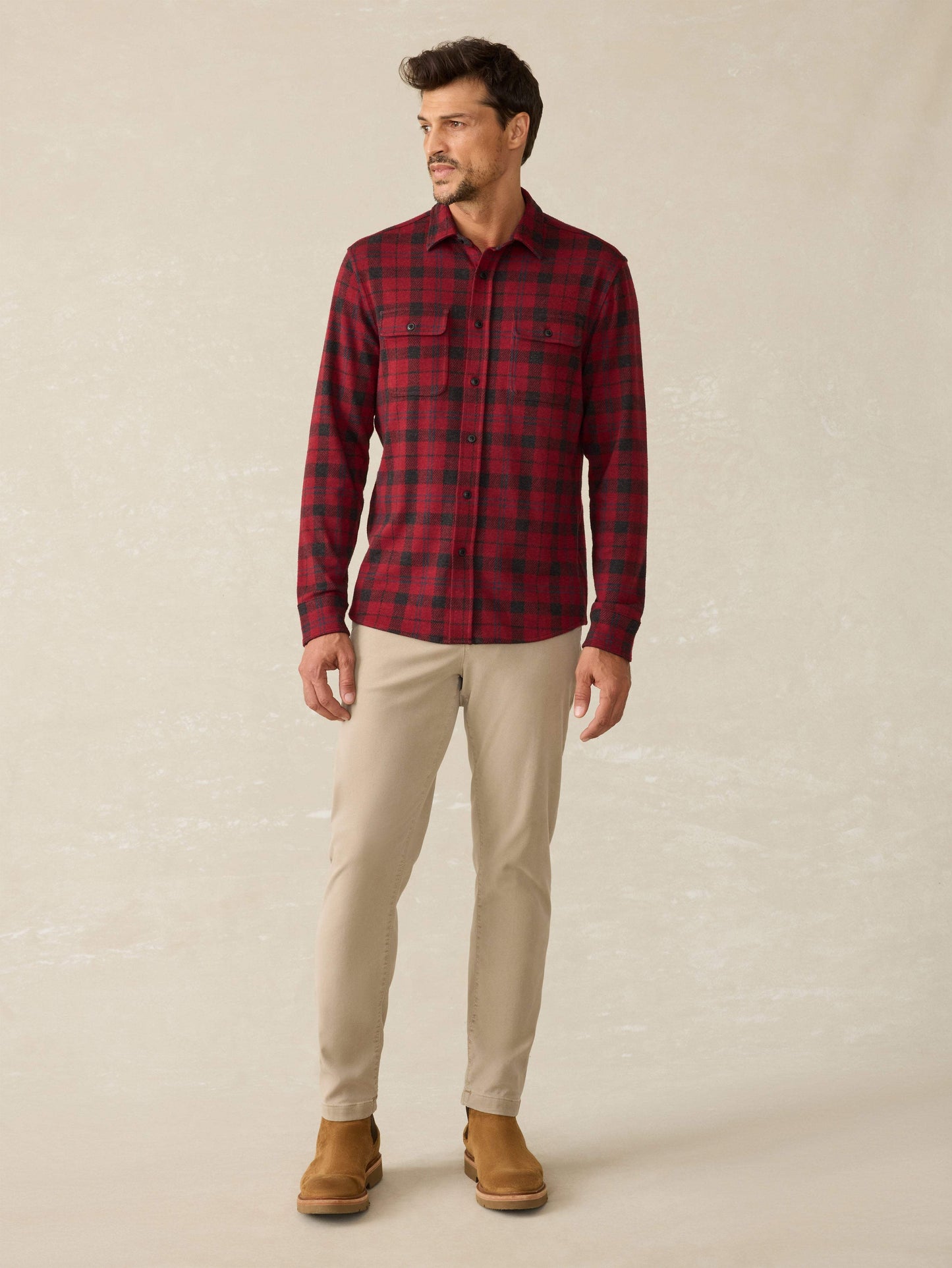 Legend™ Sweater Shirt - Cherry Creek Plaid
