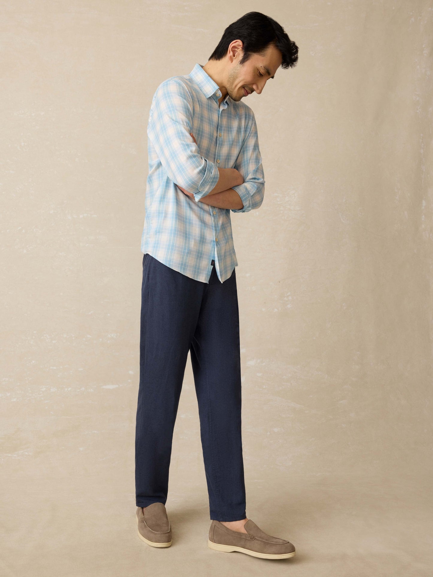 Movement™ Linen 5-Pocket Pant - Deep Sea Navy