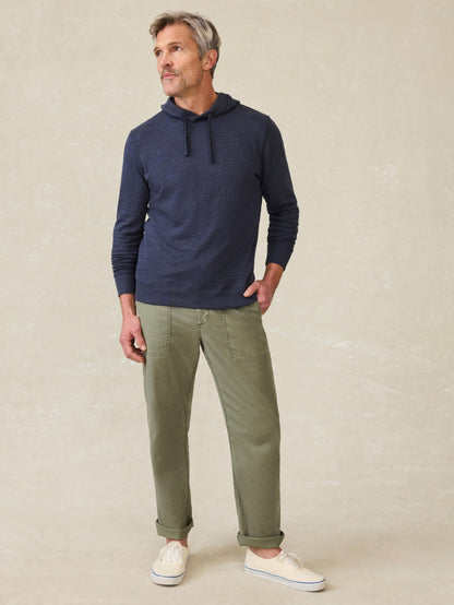 Sunwashed Midweight Organic Hoodie - Blue Nights