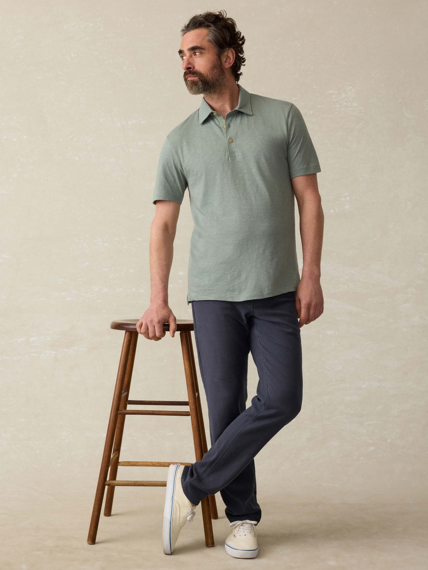 Sunwashed T-Shirt Polo - Sage Creek