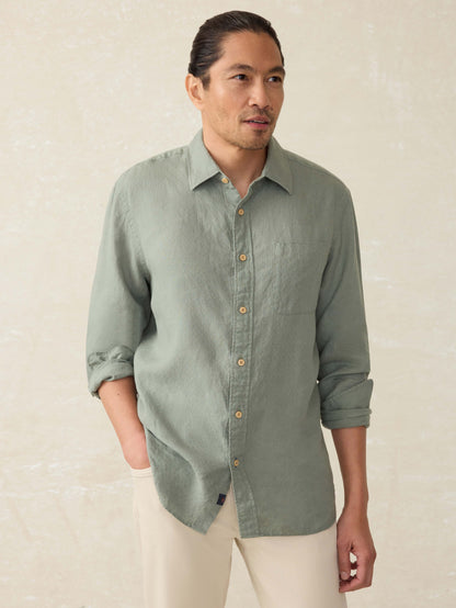 Laguna Linen Shirt - Fairfield Dobby
