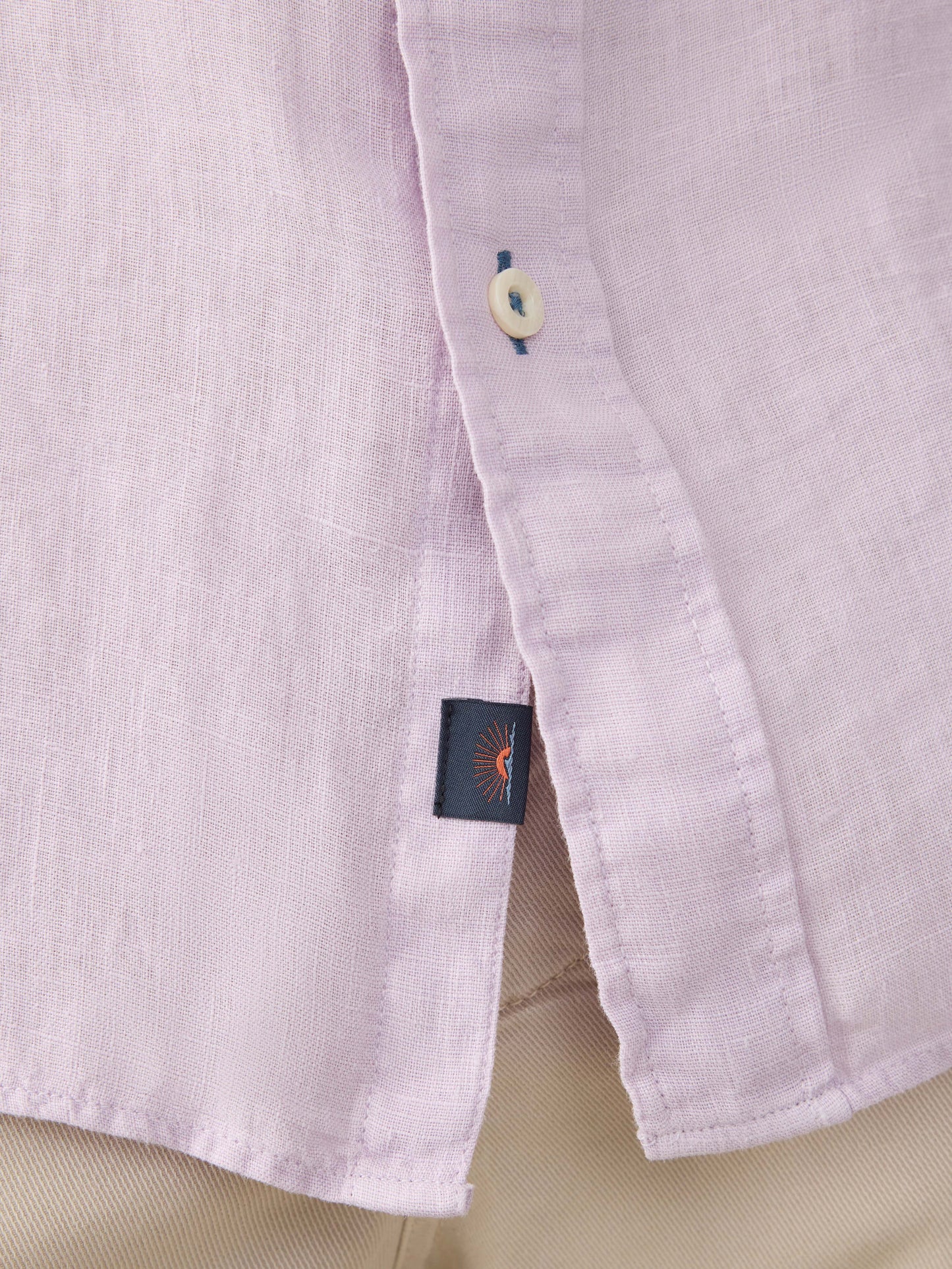 Laguna Linen Shirt - Wisteria