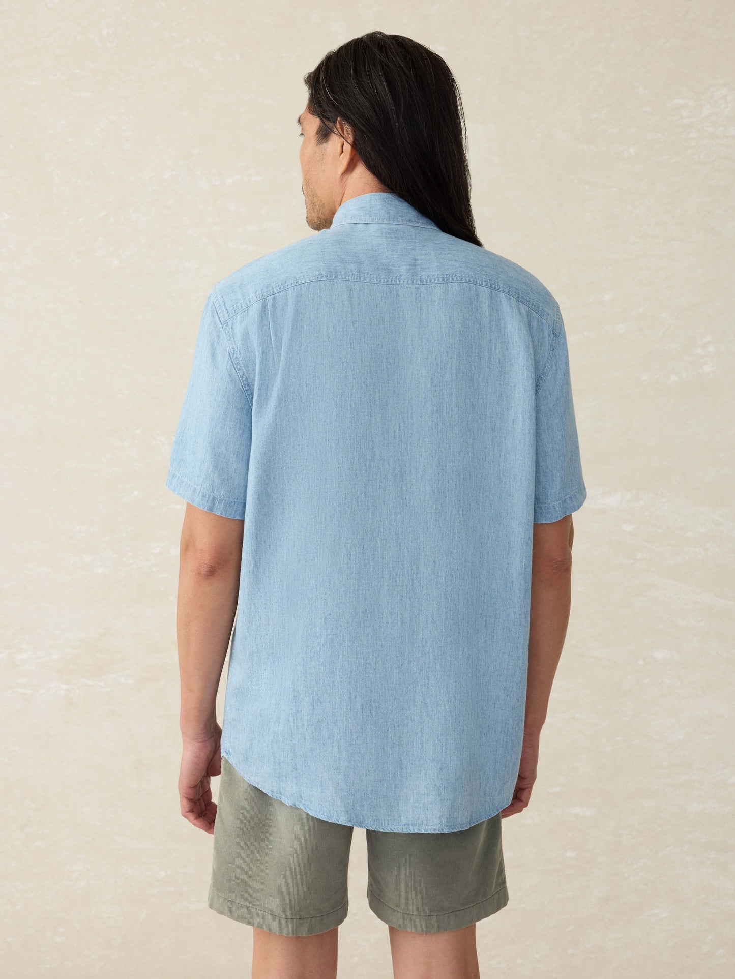 Short-Sleeve Tried and True Chambray Shirt - Vintage Indigo