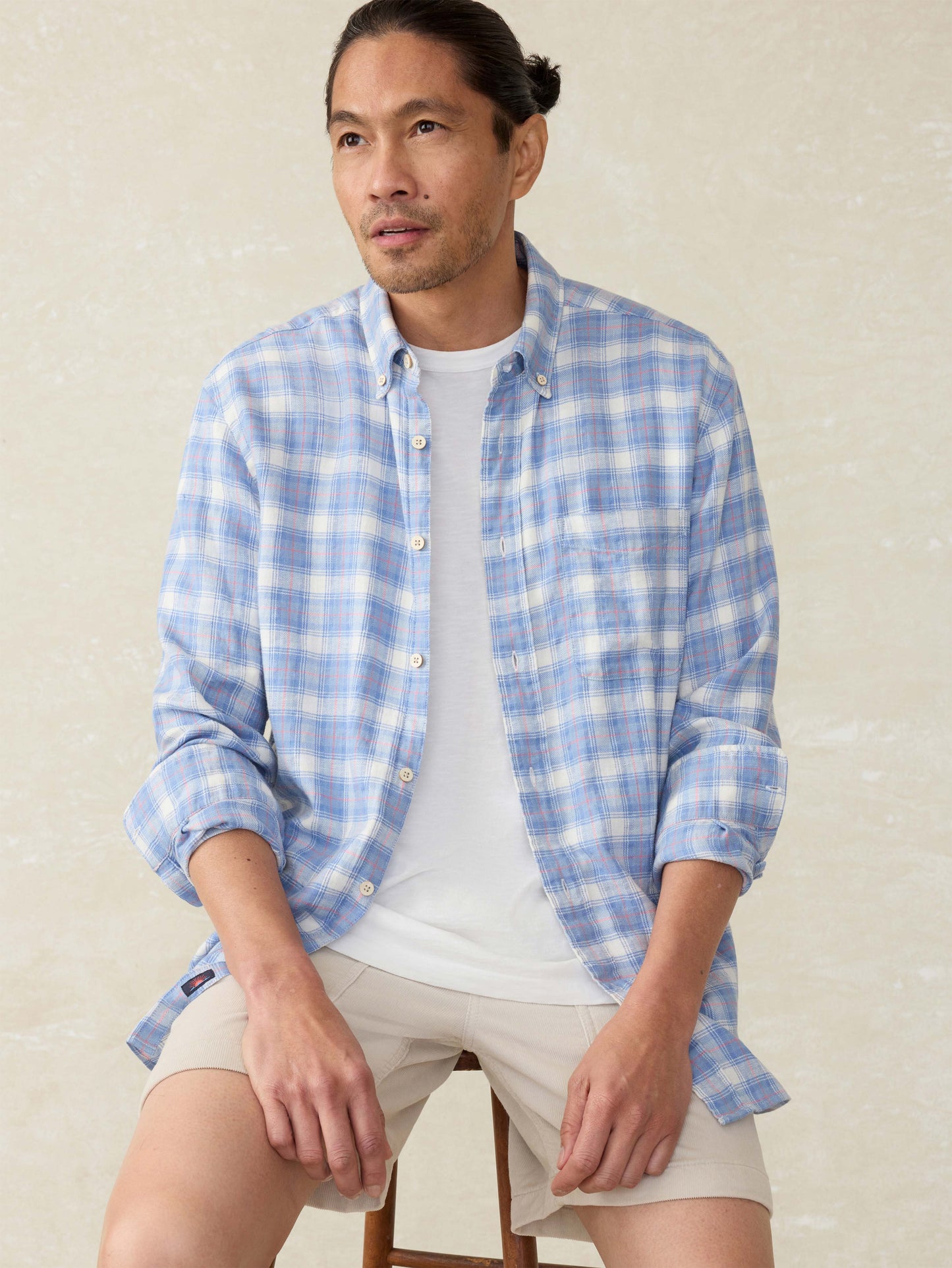 Long-Sleeve Breeze Shirt - Bristol Harbor Plaid
