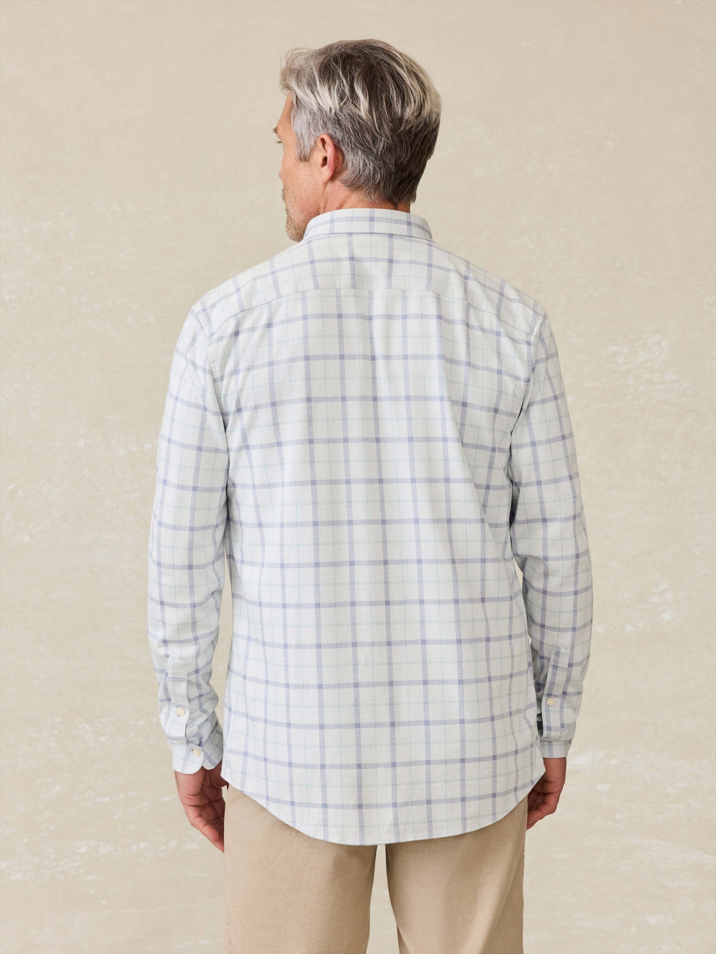 Coastline Knit Shirt - Hidden Lake Plaid