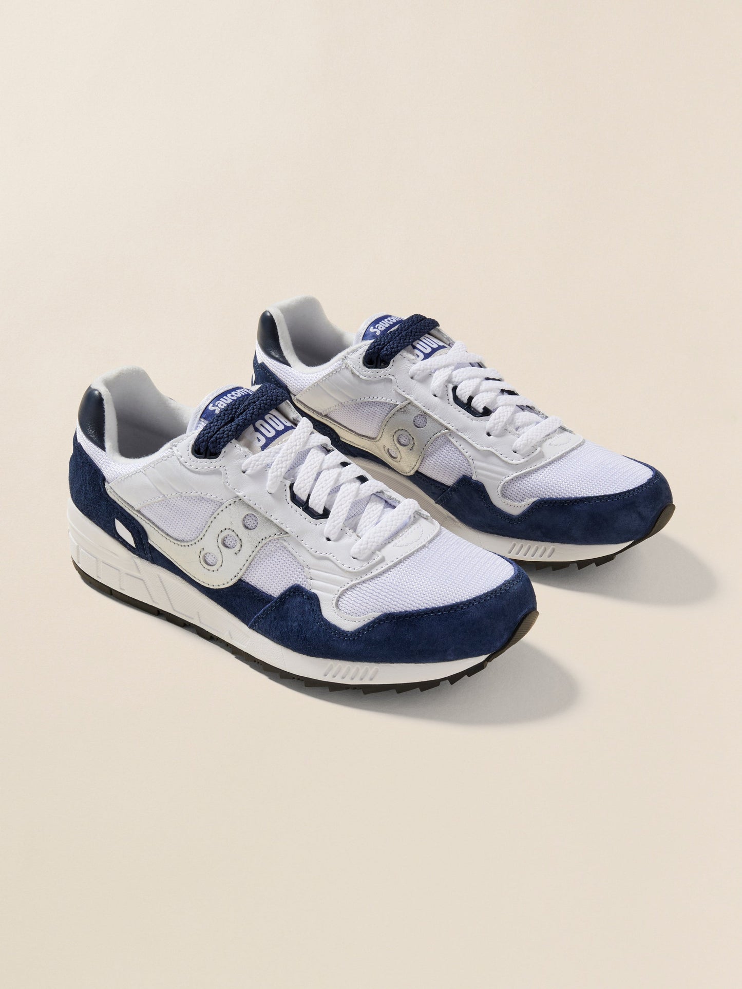 Saucony Shadow 5000 - White Navy Silver