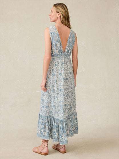 Eden Dress - Blue Water Floral