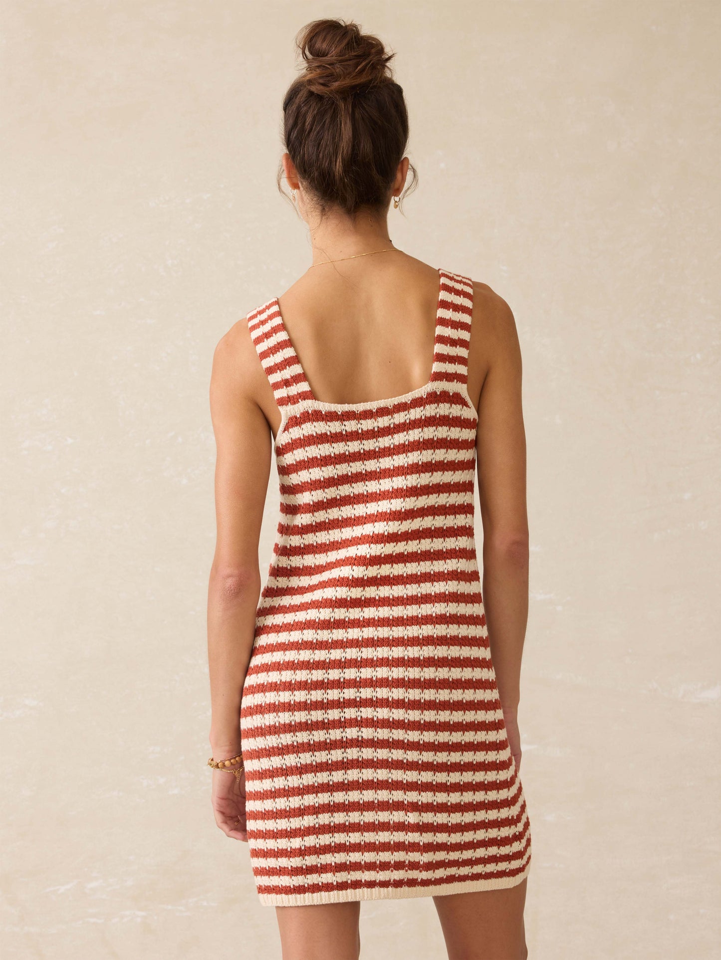 Seacoast Crochet Sleeveless Dress - Sorrento Sand