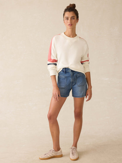 High Standard Fleece Varsity Crew - Rosewood Field