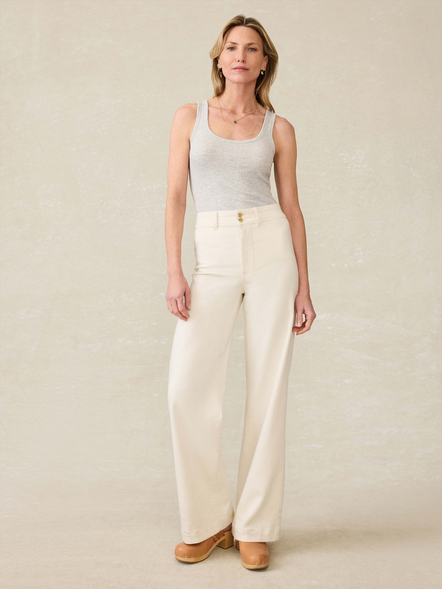 Featherweight Freestyle Tank - Light Grey Heather