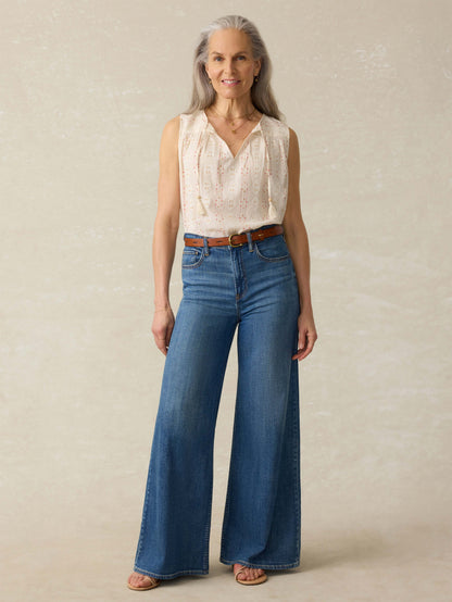 Skylar Blouse - Sunburst Dobby