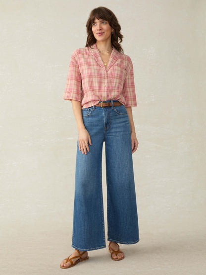 Canyon Haze Shirt - Terracotta Sunrise Plaid