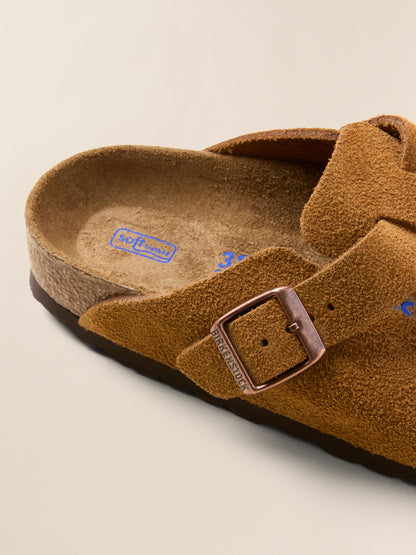 Unisex Birkenstock Suede Boston - Mink