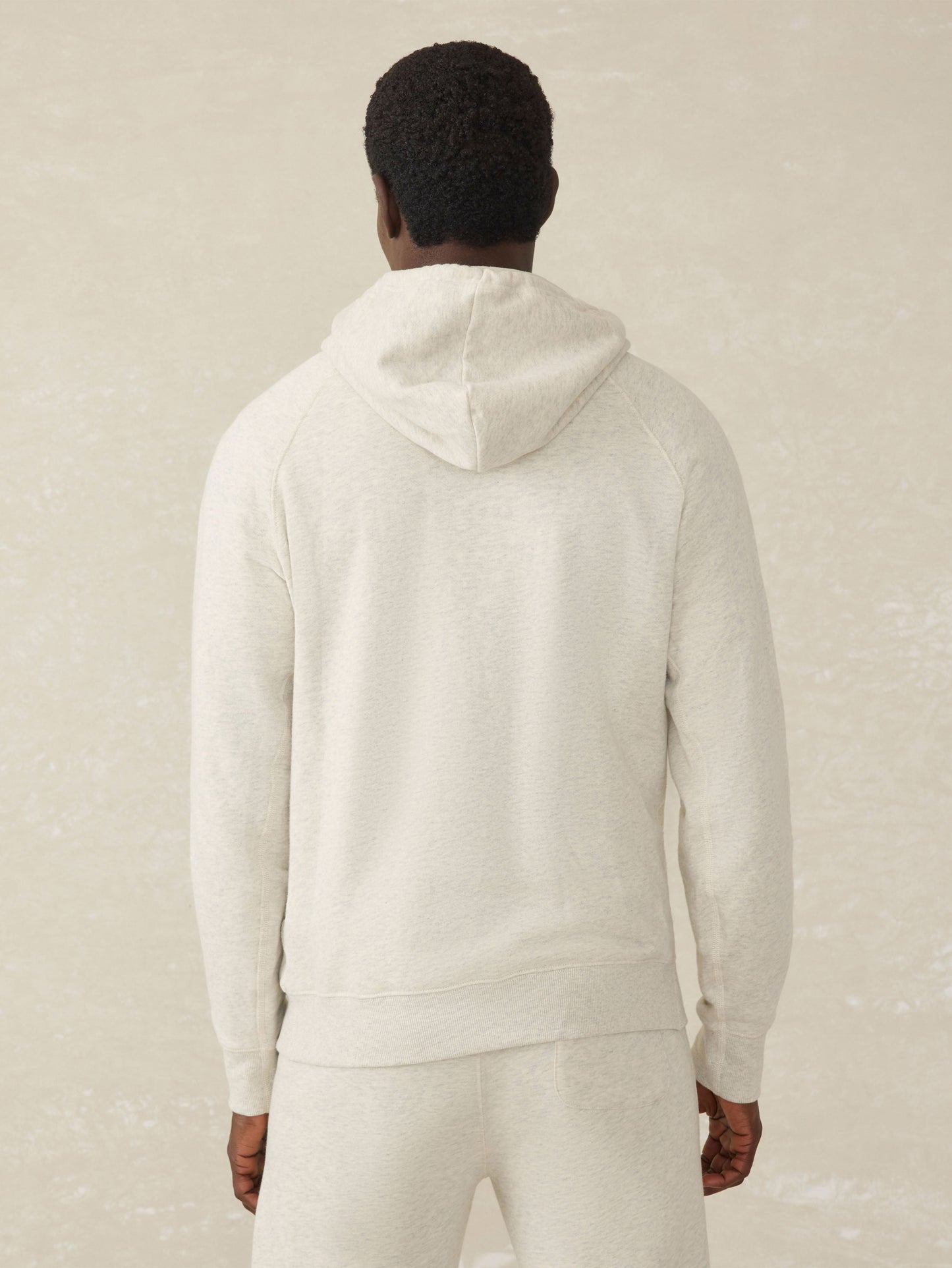 High Standard Fleece Hoodie - Antique Ivory Heather