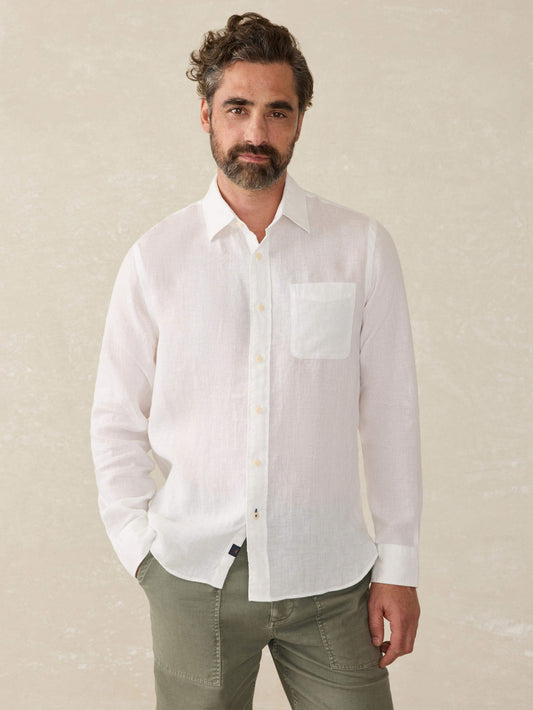 Laguna Linen Shirt - White