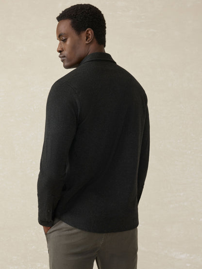 Legend™ Sweater Shirt (Double Pocket) - Heathered Black Twill