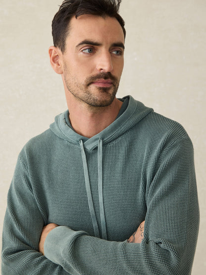 Sunwashed Sweater Hoodie - Mountain Olive
