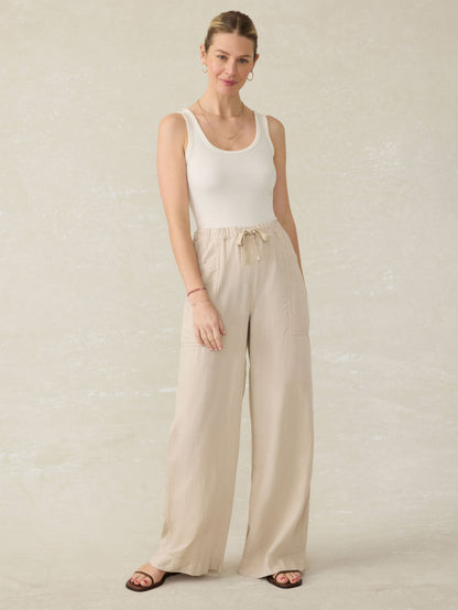 Topanga Drape Pant - Wheaten