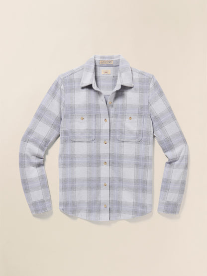 Legend™ Sweater Shirt - Blue Ravine Plaid