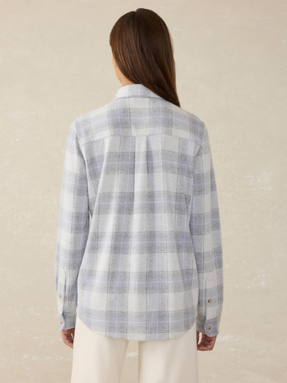 Legend™ Sweater Shirt - Blue Ravine Plaid