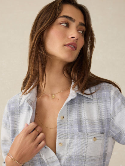 Legend™ Sweater Shirt - Blue Ravine Plaid